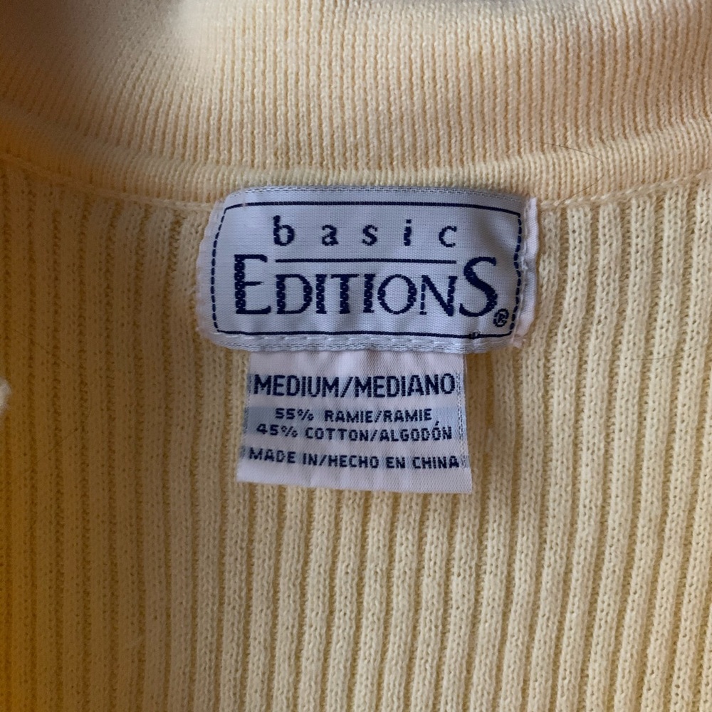 Vintage Yellow Short Sleeve Polo Top - Picture 7 of 13